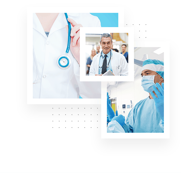 Pictures of doctors beside each other